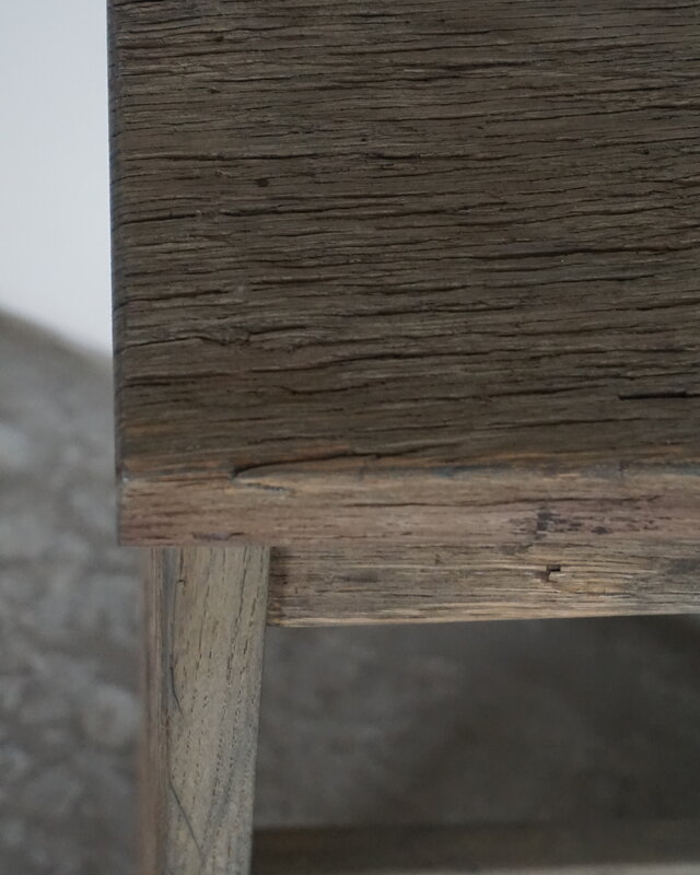 Rene Houtman Keukentrapje | Geborsteld Eikenhout | H60 x B45 x D54 cm