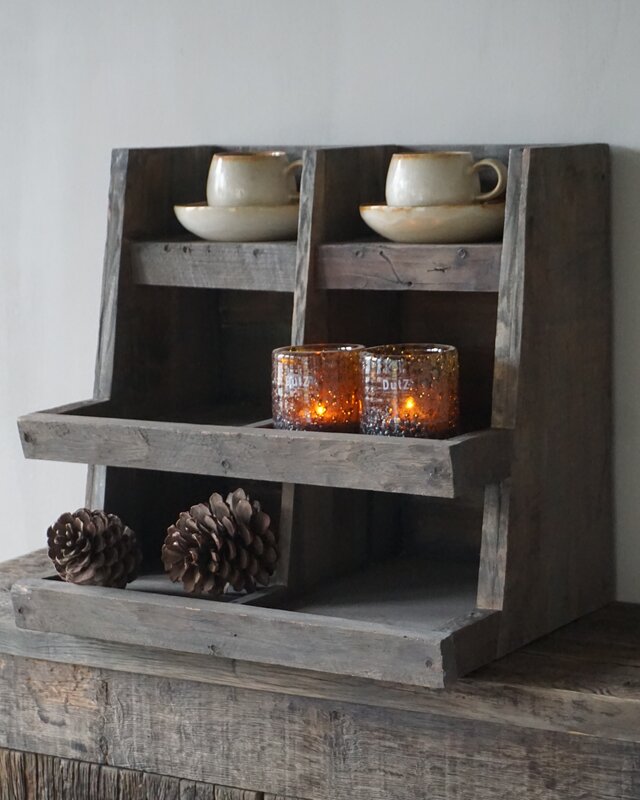 Rene Houtman Gruttersbak B45xD34xH46 Vergrijsd Hout