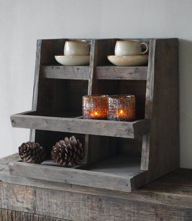 Rene Houtman Gruttersbak B45xD34xH46 Vergrijsd Hout