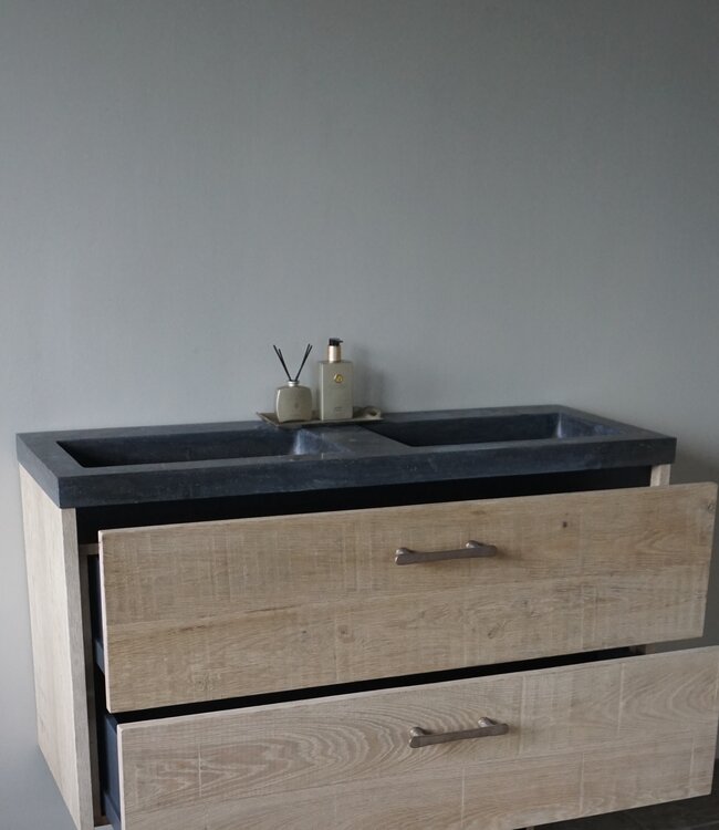 Rene Houtman Badkamermeubel Otto | Belgisch Eiken | Maatwerk