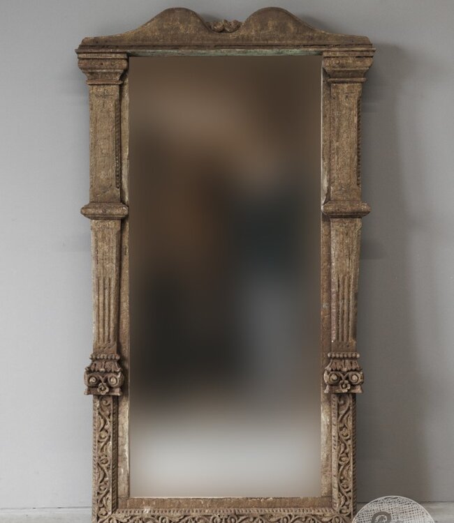 Be-Uniq Antieke Spiegel | India | H166 x B93 x D4 cm