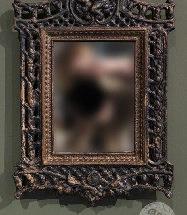 Be-Uniq Metalen Spiegeltje Lille | H32 x B22 x D2 cm