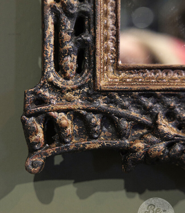 Be-Uniq Metalen Spiegeltje Lille | H32 x B22 x D2 cm