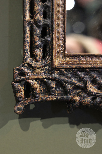 Be-Uniq Metalen Spiegeltje Lille | H32 x B22 x D2 cm