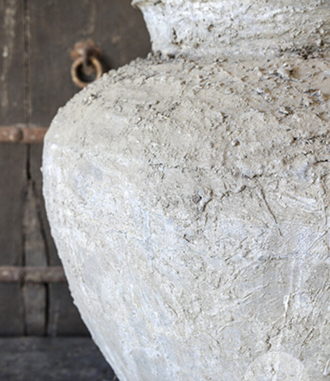 Be-Uniq Oude Verweerde Pot | Indonesië | H56xB53xD53 cm