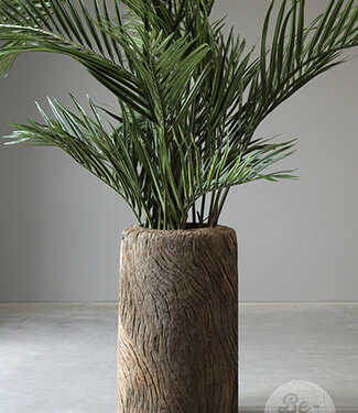 Be-Uniq Oude Houten Pot | India | H55 x B32 x D32 cm Be-Uniq Oude Houten Pot | India | H55 x B32 x D32 cm