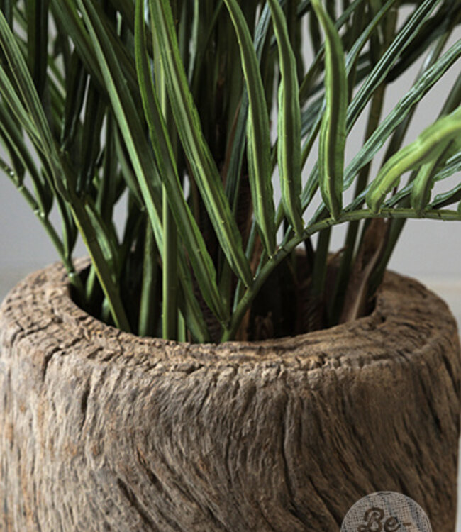 Be-Uniq Oude Houten Pot | India | H55 x B32 x D32 cm