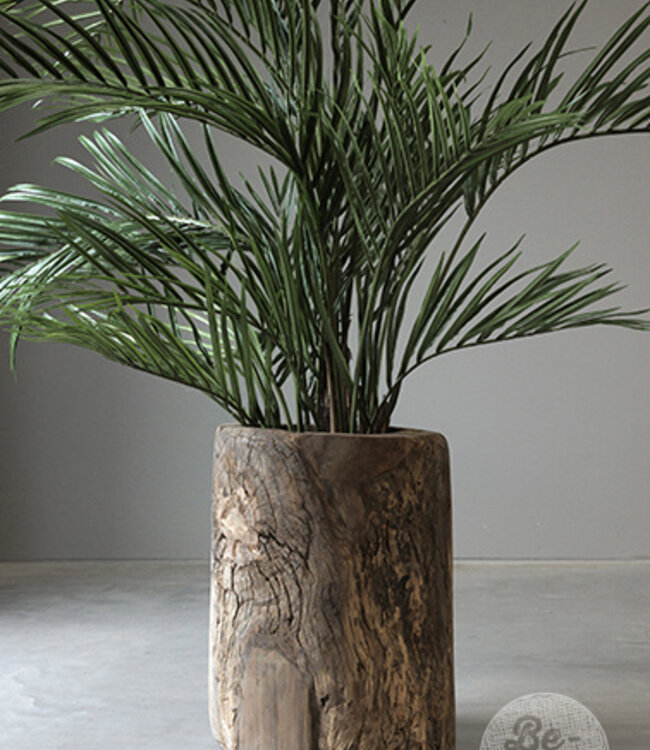 Be-Uniq Oude Houten Pot | India | H52 x B37 x D37 cm