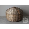 Authentiek Rotan Mand Met Deksel | H49xB63xD63 cm