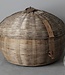 Be-Uniq Authentiek Rotan Mand Met Deksel | H49xB63xD63 cm