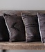 Be-Uniq Set Van 4 Kelimkussens | Donker Bruin | 4x 50/50 cm