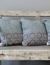 Be-Uniq Sierkussen Blauw/Rood | H45xB45 cm
