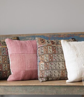 Be-Uniq Set Van 4 Kelimkussens |  2x 50/50 cm 2x 45/45 cm Be-Uniq Set Van 4 Kelimkussens |  2x 50/50 cm 2x 45/45 cm
