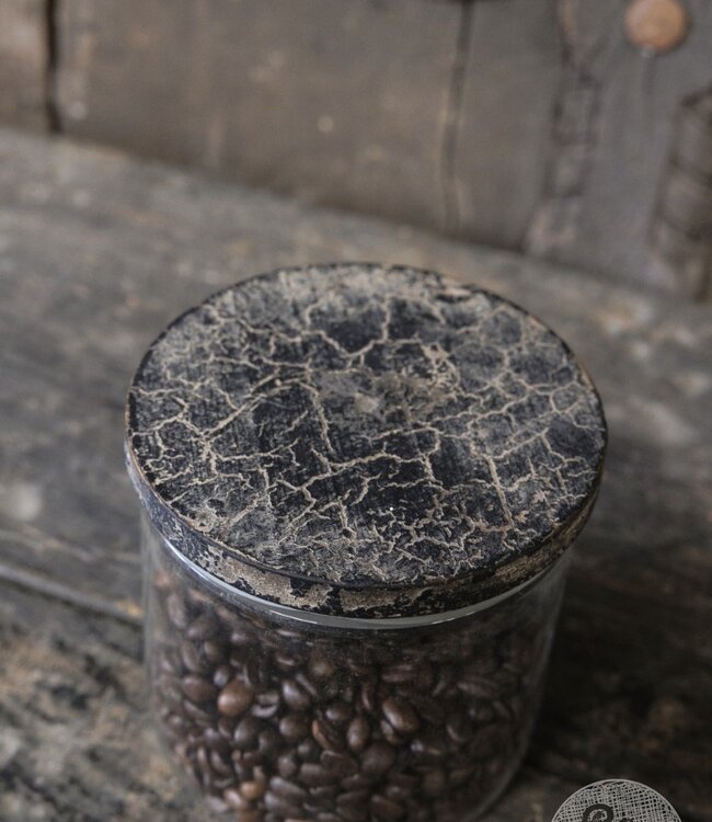 Be-Uniq Set Van 2 Glazen Potjes | Small | H11xB12xD12 cm