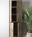 Be-Uniq 4-Deurs Kast | Oud Hout | H220xB75xD40 cm