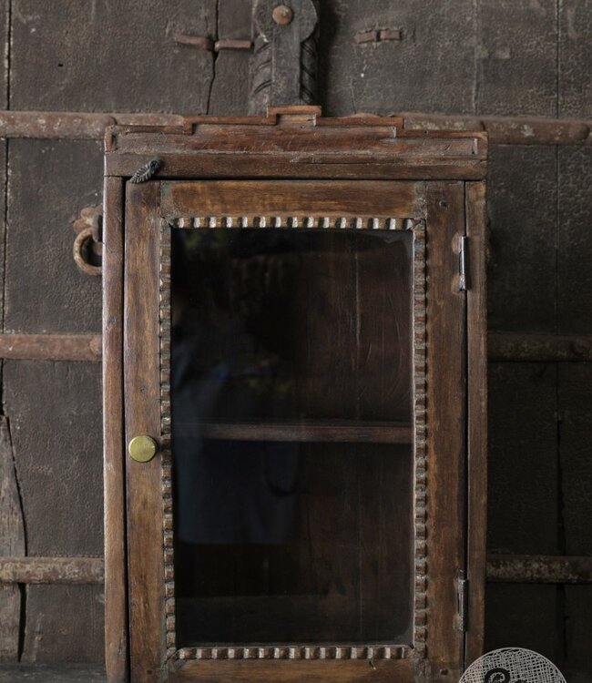 Be-Uniq Authentiek Vitrinekastje | India | H58xB35xD15 cm