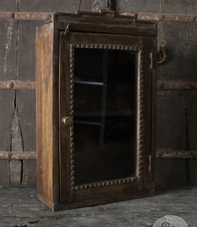 Be-Uniq Authentiek Vitrinekastje | India | H58xB35xD15 cm
