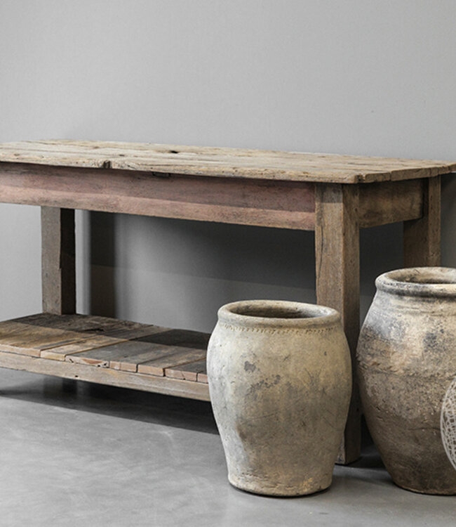 Be-Uniq Oude Presentatie Tafel | Rustiek Verweerd