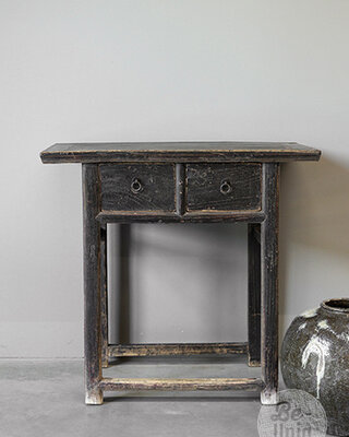 Be-Uniq Oude Haltafel | China | H84 x B89 x D46 cm