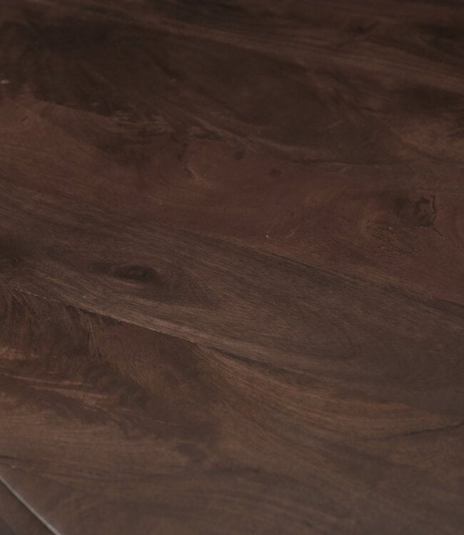 Brix Clubs Salontafel Hout Warmbruin H42xØ80 cm