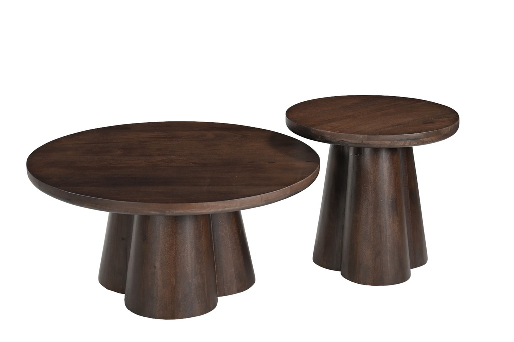 Brix Clubs Salontafel Hout Warmbruin H50x?50 cm
