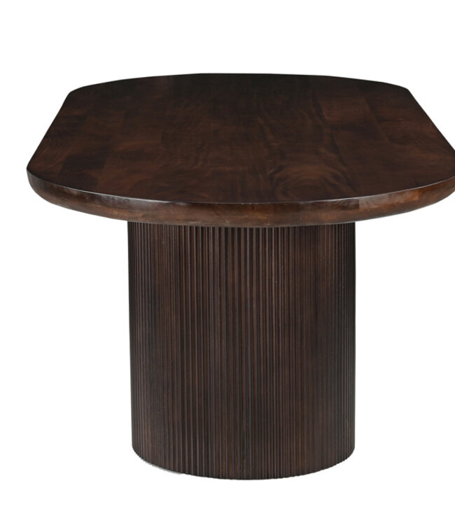 Livingfurn Sevilla Eetkamertafel Bruin H76xB220xD100 cm