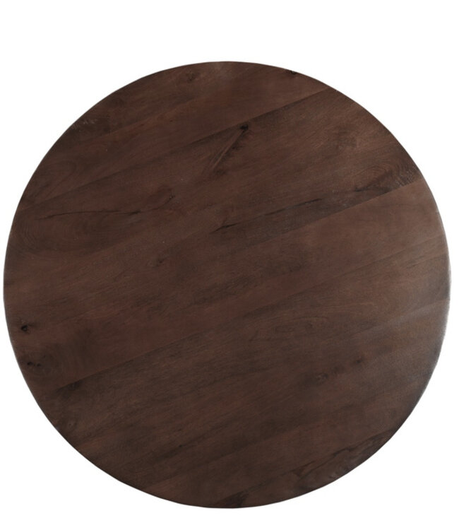 Brix Clubs Salontafel Hout Warmbruin H42xØ80 cm