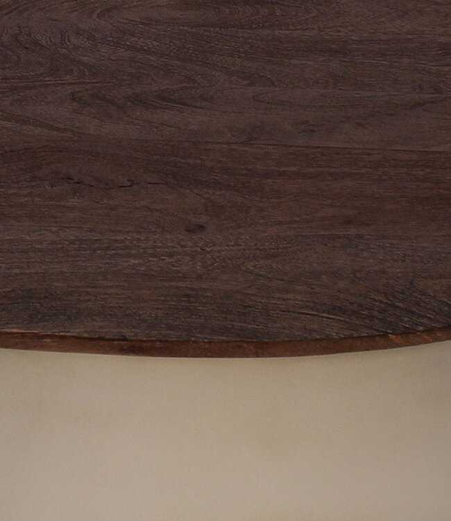 Brix Marron Bijzettafel Bruin Hout H40xB50xD43 cm