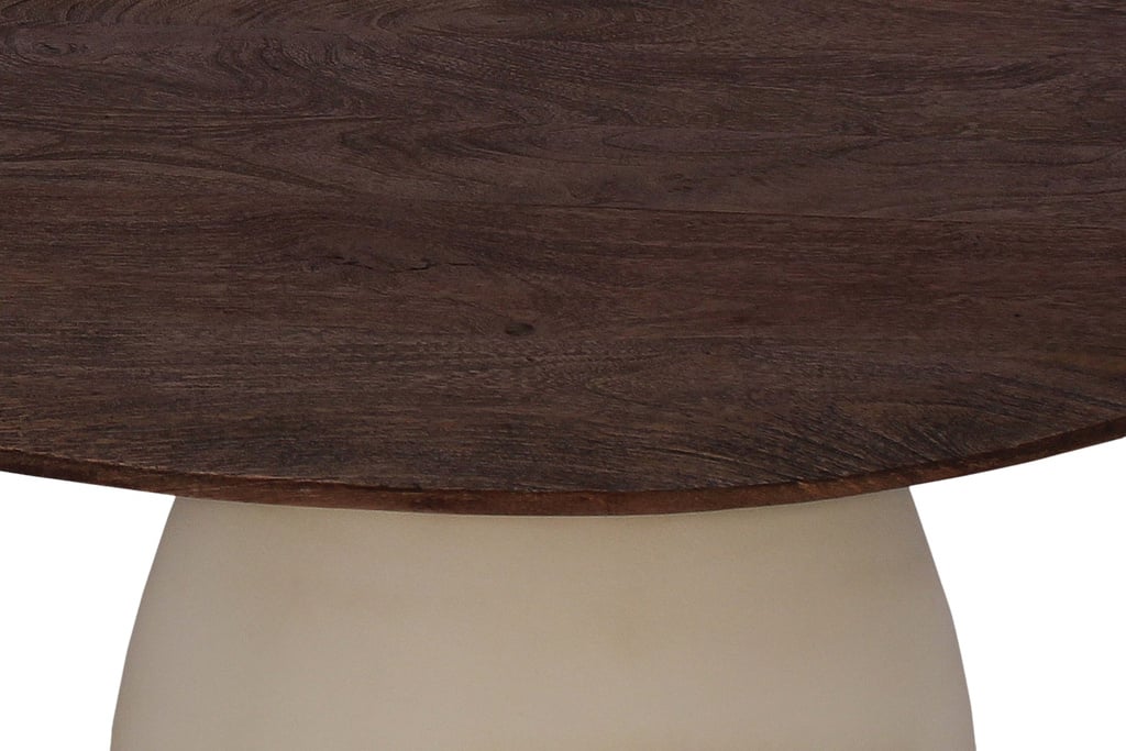 Brix Marron Bijzettafel Bruin Hout H40xB50xD43 cm