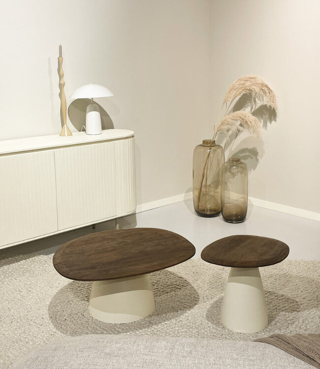 Brix Marron Salontafel Hout H35xB86xD76 cm