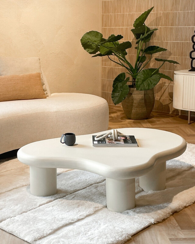 Brix Brix Salontafel Beton Cir? Organisch 120x88x30 Cm