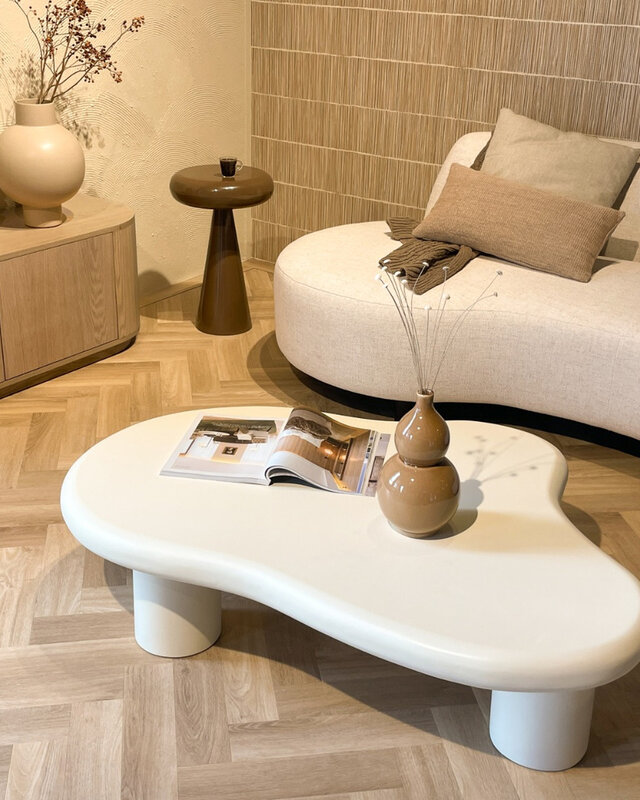 Brix Brix Salontafel Beton Cir? Organisch 120x88x30 Cm