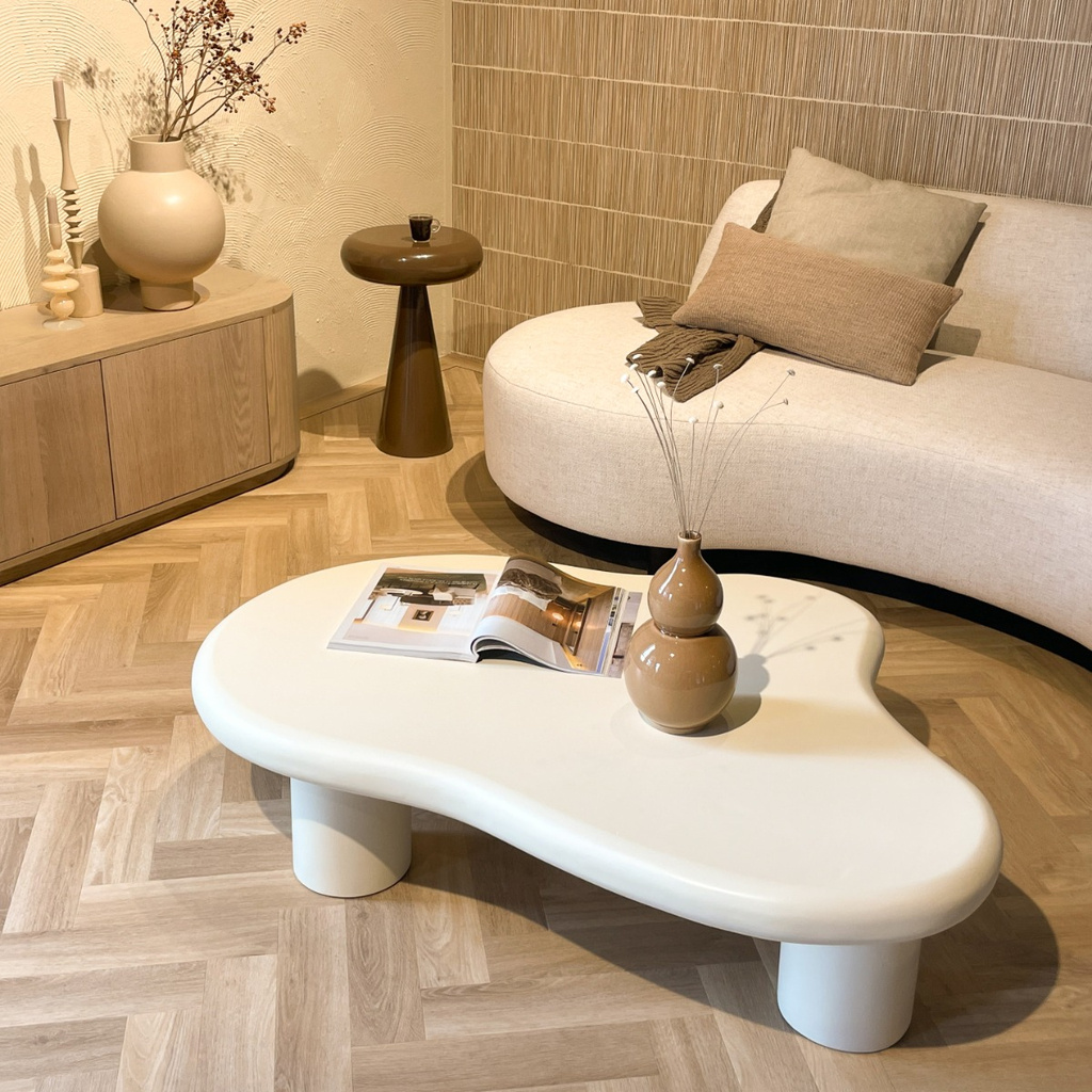 Brix Brix Salontafel Beton Cir? Organisch 120x88x30 Cm