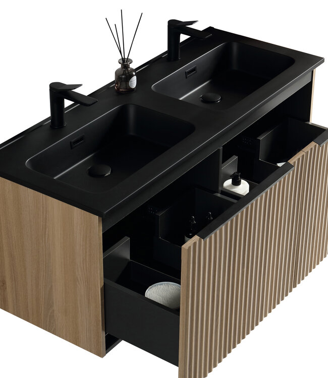 Rene Houtman Ribello Badkamermeubel Ribbelfront - 80, 100, 120 Cm