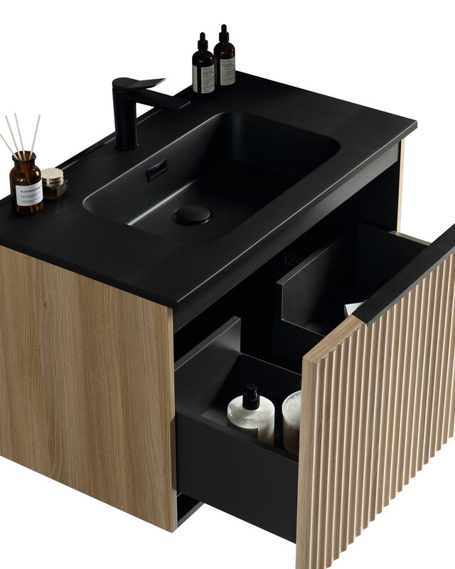 Rene Houtman Ribello Badkamermeubel Ribbelfront - 80, 100, 120 Cm