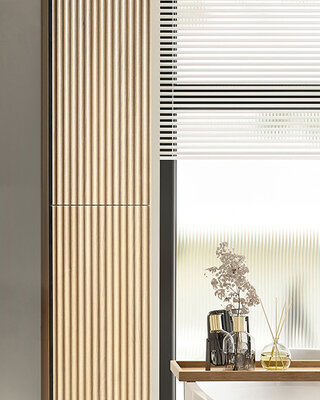 Rene Houtman Ribello Badkamer/Kolomkast 2-Deurs H136xB36xD30 Cm