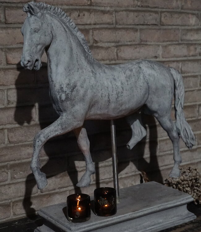 Rene Houtman Paard Beeld Op Voet | Beton | Tweede Kansje!