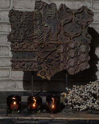 Rene Houtman Batik Stempel | H50 x B40 cm