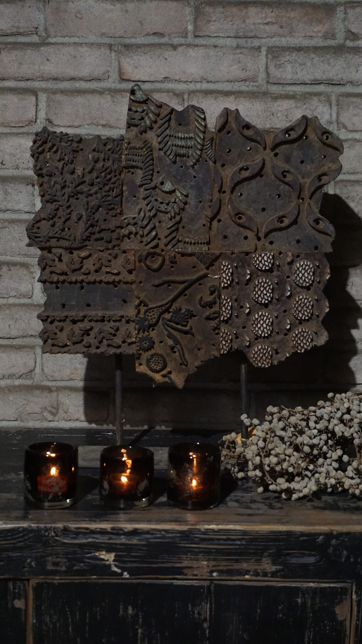 Rene Houtman Batik Stempel | H50 x B40 cm