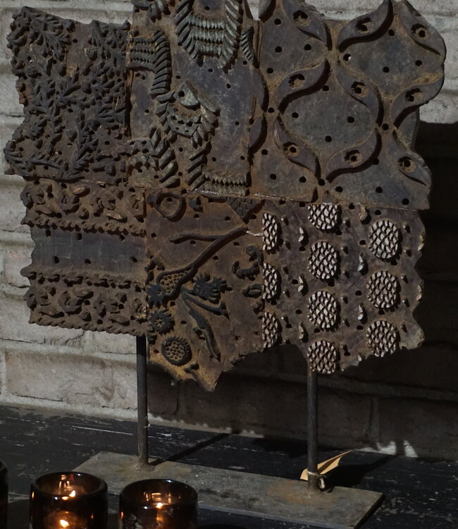 Rene Houtman Batik Stempel | H50 x B40 cm