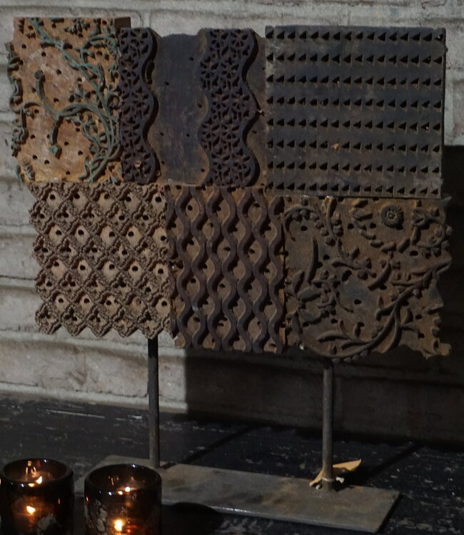 Rene Houtman Authentieke Batik Stempel | H50 x B40 cm