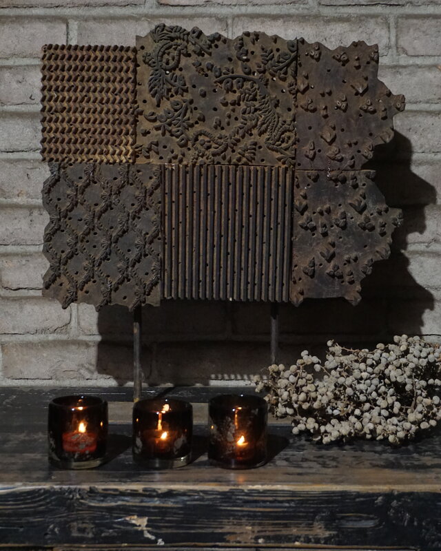 Rene Houtman Oude Batik Stempel | H50 x B40 cm