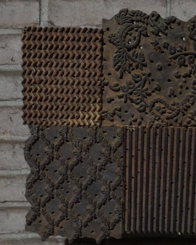 Rene Houtman Oude Batik Stempel | H50 x B40 cm