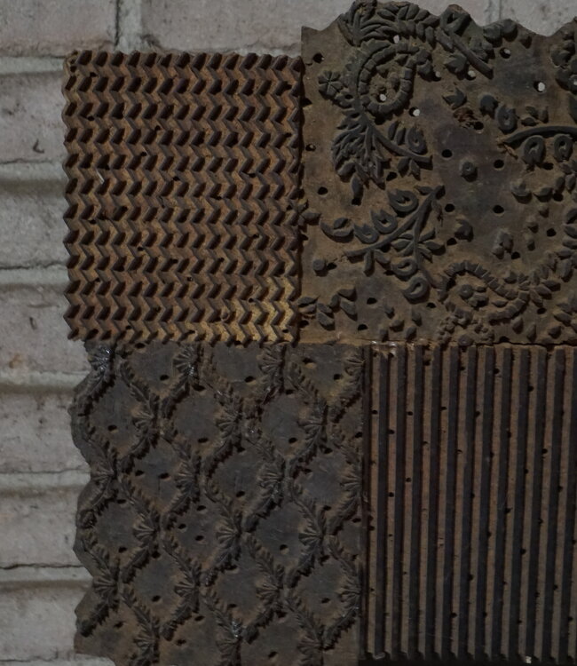 Rene Houtman Oude Batik Stempel | H50 x B40 cm