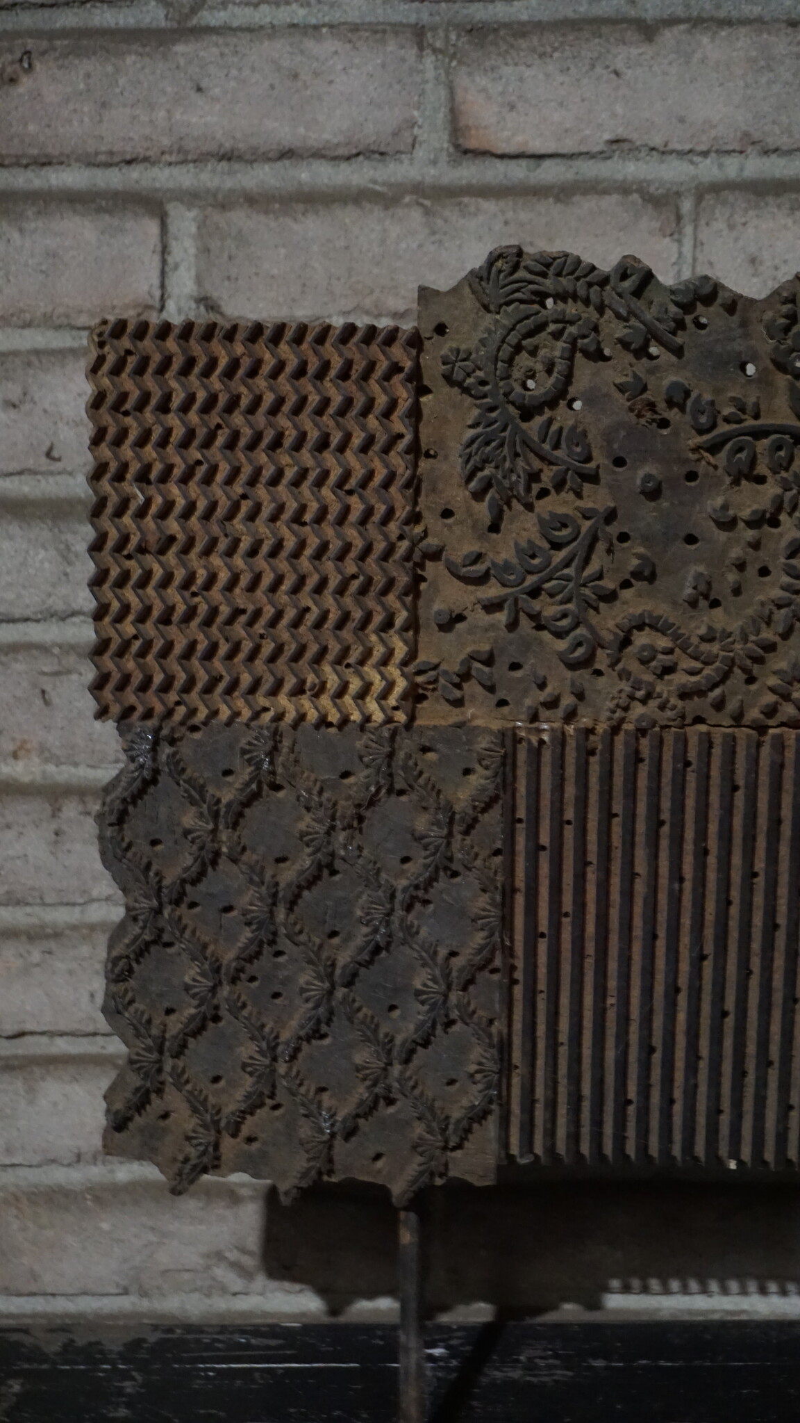 Rene Houtman Oude Batik Stempel | H50 x B40 cm