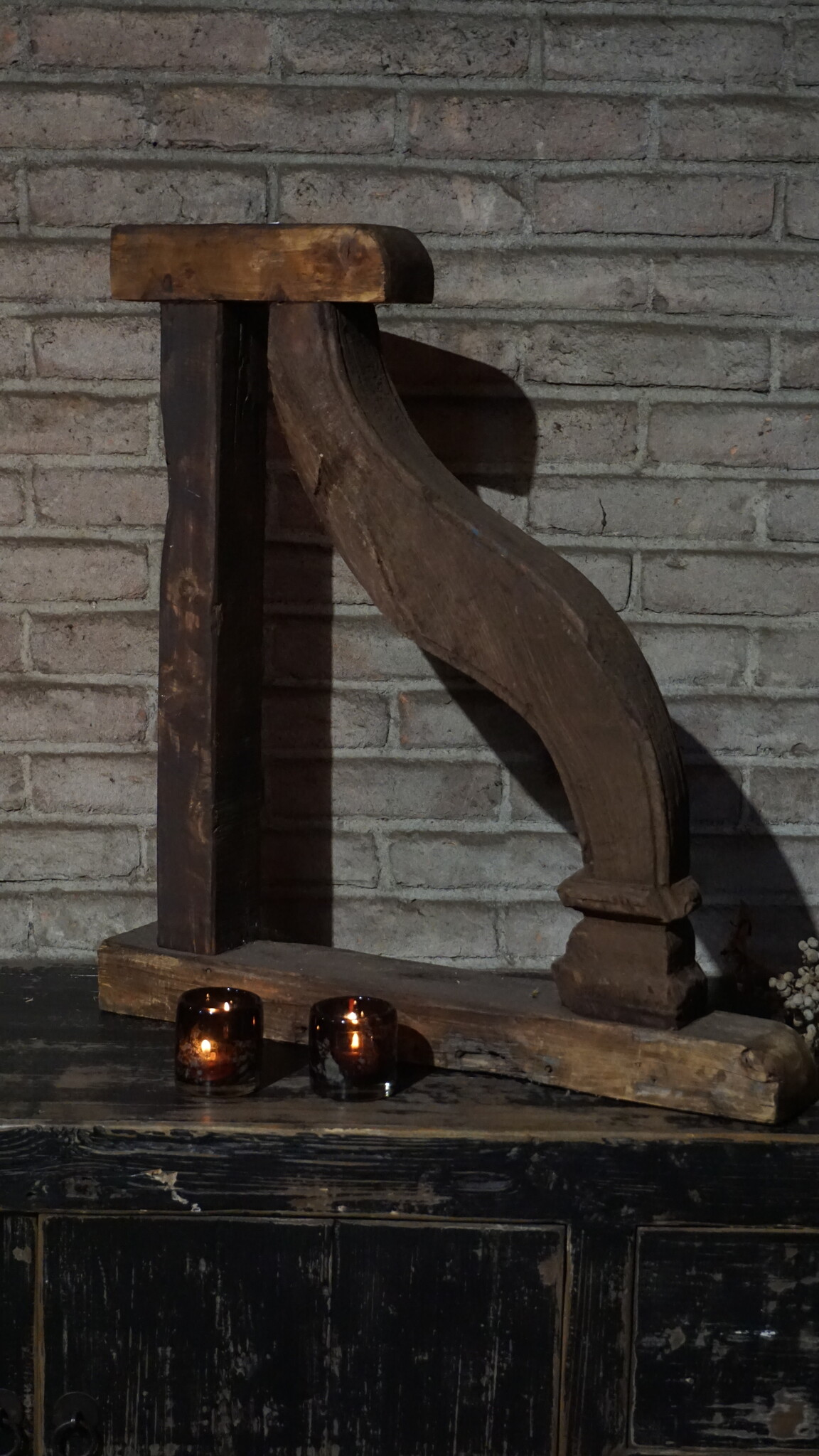 Rene Houtman Houten Wandbracket | H67 x B60 cm