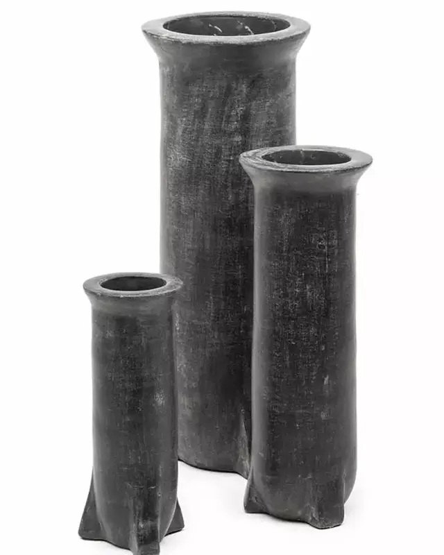 Gommaire Vaas Jamal | Large | Terracotta Fume | H68 x D25 cm