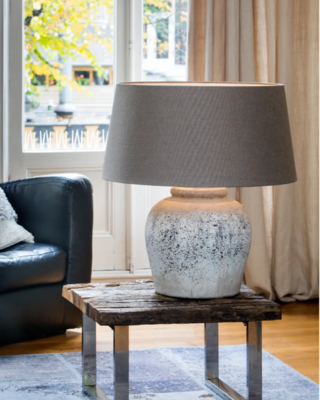 Light&Living Lampvoet Ø40x50 cm ETNA antiek grijs