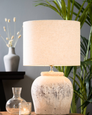 Light&Living Lampvoet Ø30x40 cm ETNA antiek grijs