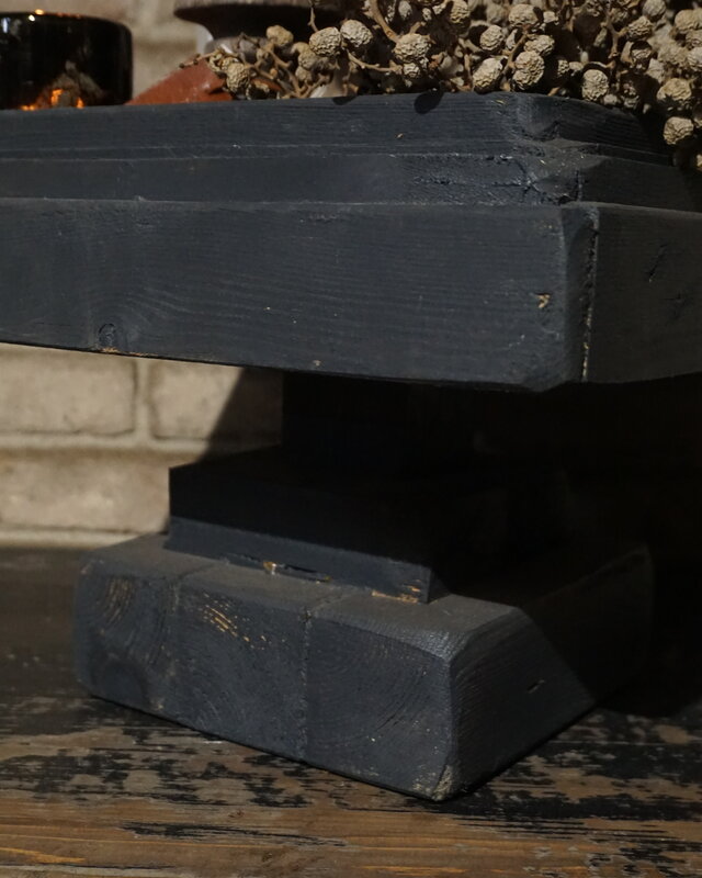 Rene Houtman Houten Tray Op Voet | Vierkant